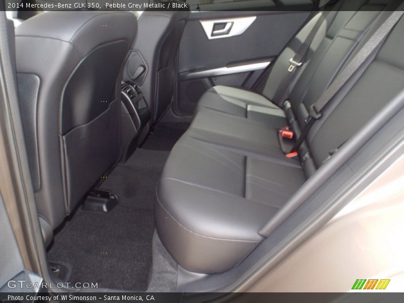 Pebble Grey Metallic / Black 2014 Mercedes-Benz GLK 350