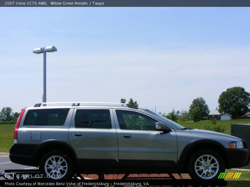 Willow Green Metallic / Taupe 2007 Volvo XC70 AWD