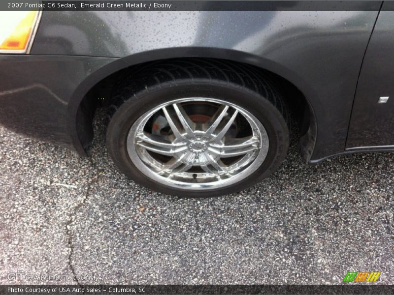 Emerald Green Metallic / Ebony 2007 Pontiac G6 Sedan