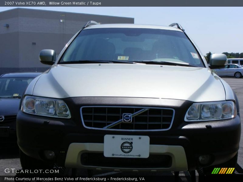 Willow Green Metallic / Taupe 2007 Volvo XC70 AWD