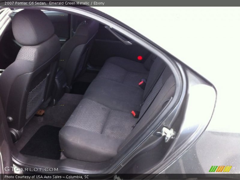 Emerald Green Metallic / Ebony 2007 Pontiac G6 Sedan