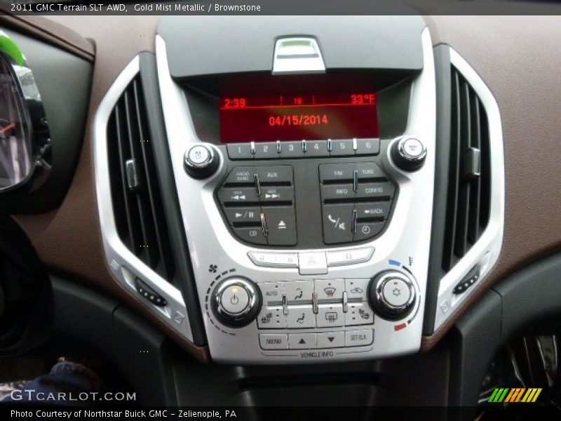 Gold Mist Metallic / Brownstone 2011 GMC Terrain SLT AWD
