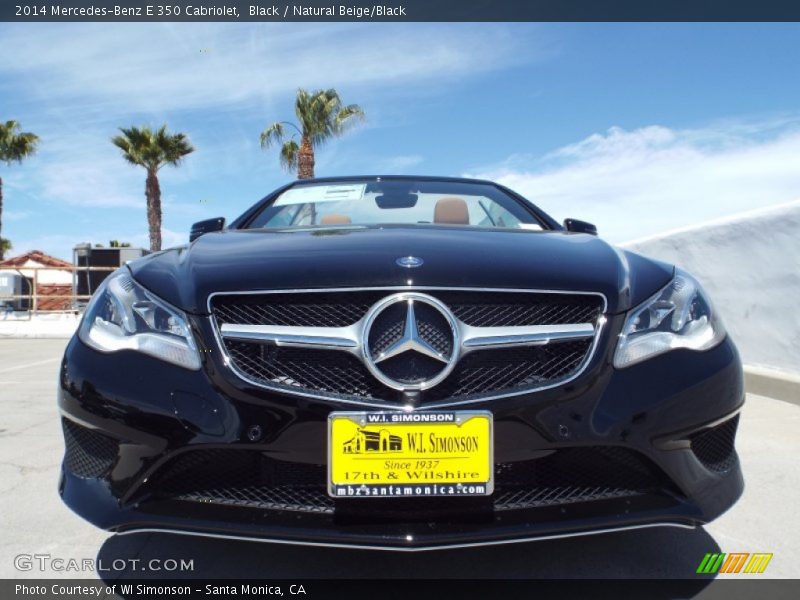 Black / Natural Beige/Black 2014 Mercedes-Benz E 350 Cabriolet