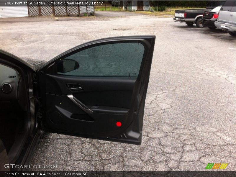 Emerald Green Metallic / Ebony 2007 Pontiac G6 Sedan
