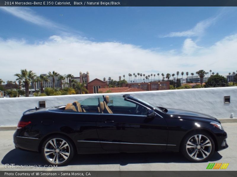 Black / Natural Beige/Black 2014 Mercedes-Benz E 350 Cabriolet