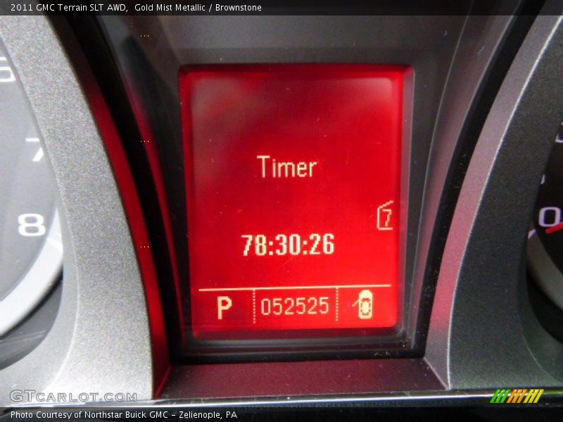 Gold Mist Metallic / Brownstone 2011 GMC Terrain SLT AWD