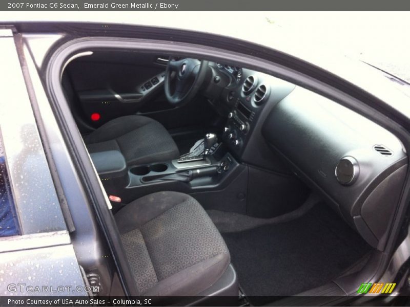 Emerald Green Metallic / Ebony 2007 Pontiac G6 Sedan