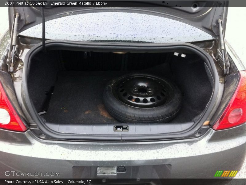 Emerald Green Metallic / Ebony 2007 Pontiac G6 Sedan