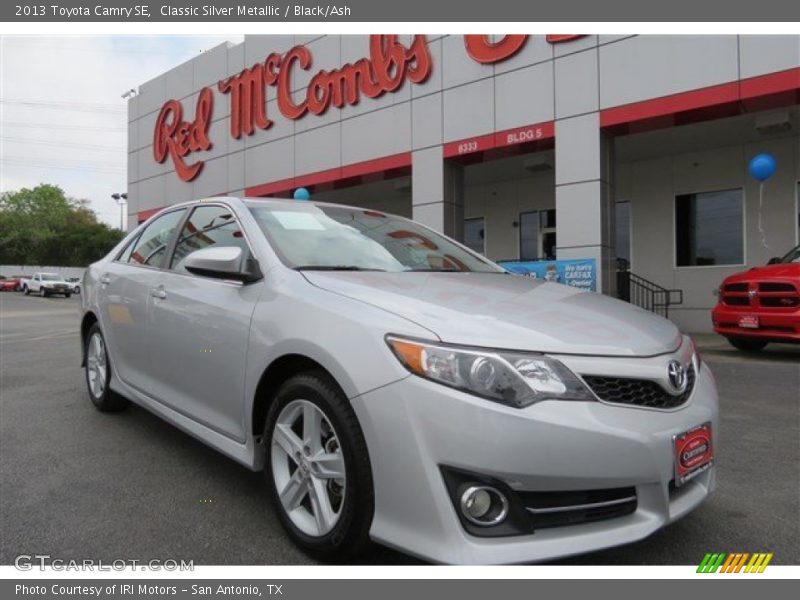 Classic Silver Metallic / Black/Ash 2013 Toyota Camry SE