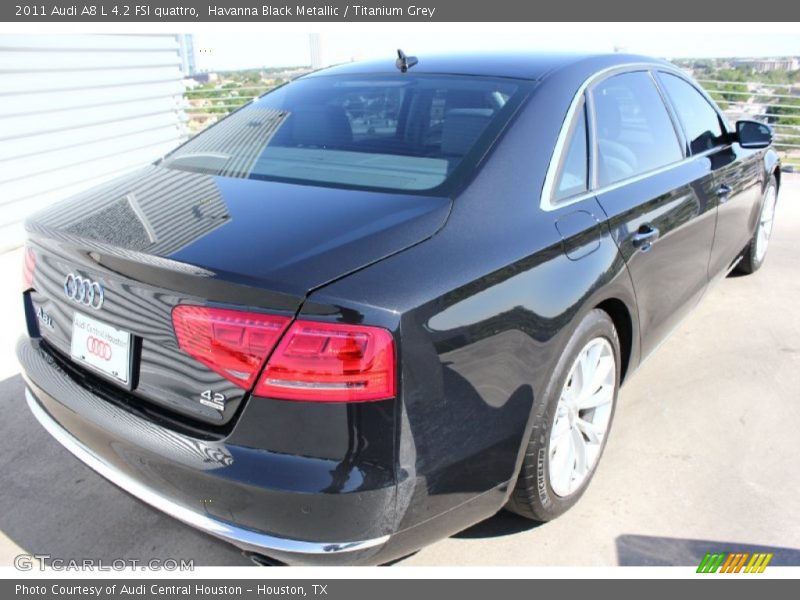 Havanna Black Metallic / Titanium Grey 2011 Audi A8 L 4.2 FSI quattro