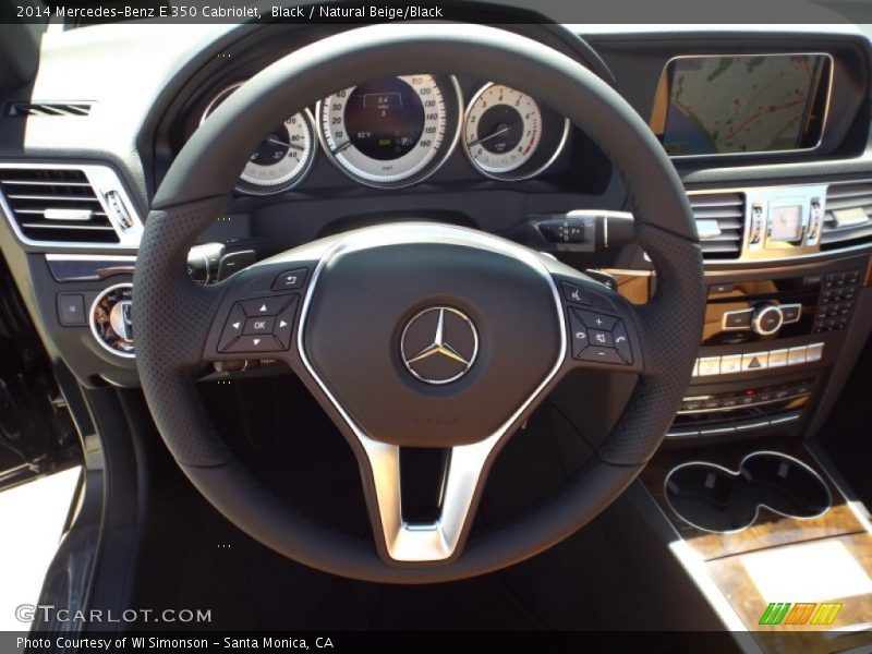 Black / Natural Beige/Black 2014 Mercedes-Benz E 350 Cabriolet