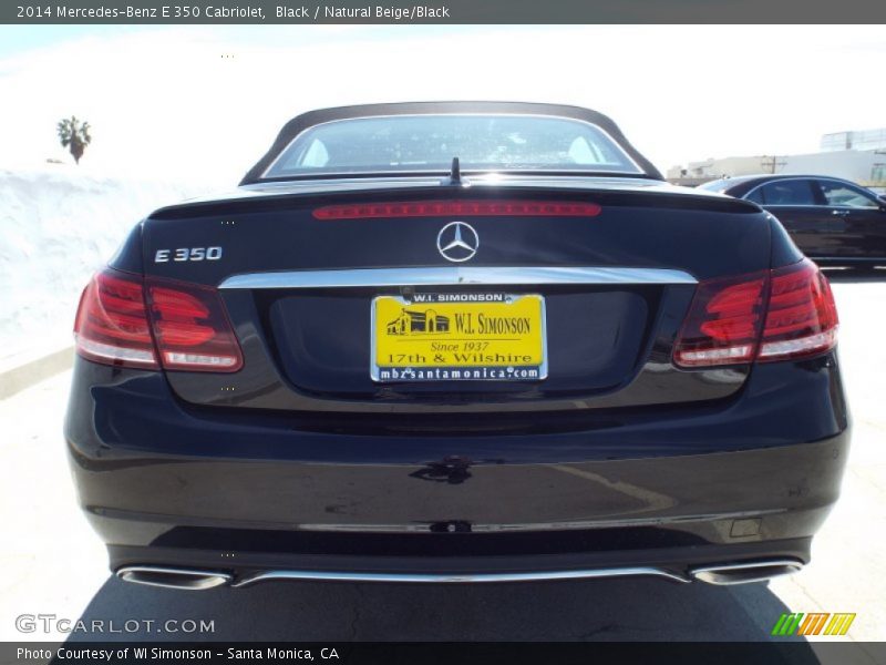 Black / Natural Beige/Black 2014 Mercedes-Benz E 350 Cabriolet