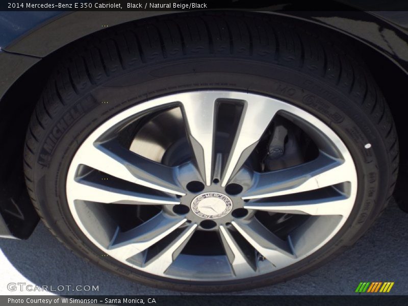 Black / Natural Beige/Black 2014 Mercedes-Benz E 350 Cabriolet