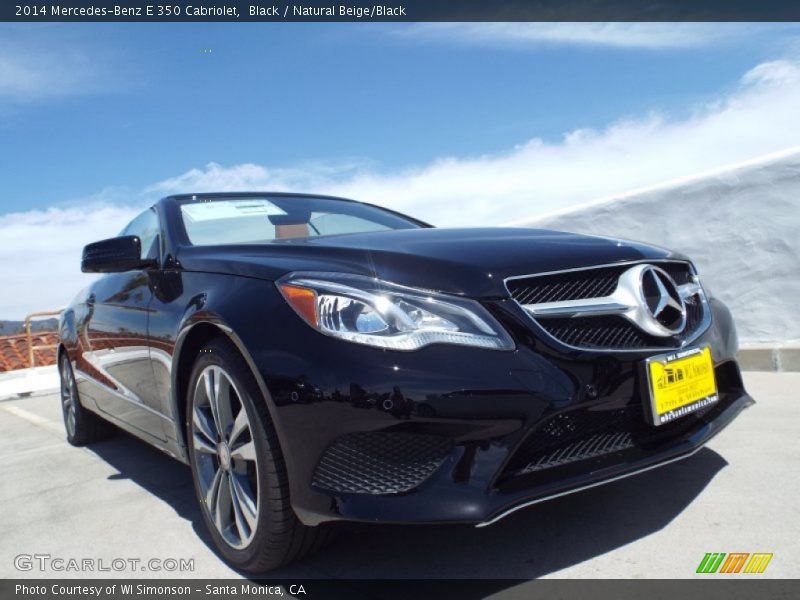 Black / Natural Beige/Black 2014 Mercedes-Benz E 350 Cabriolet