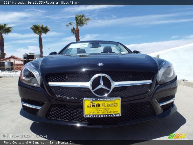 Black / Black 2014 Mercedes-Benz SL 550 Roadster