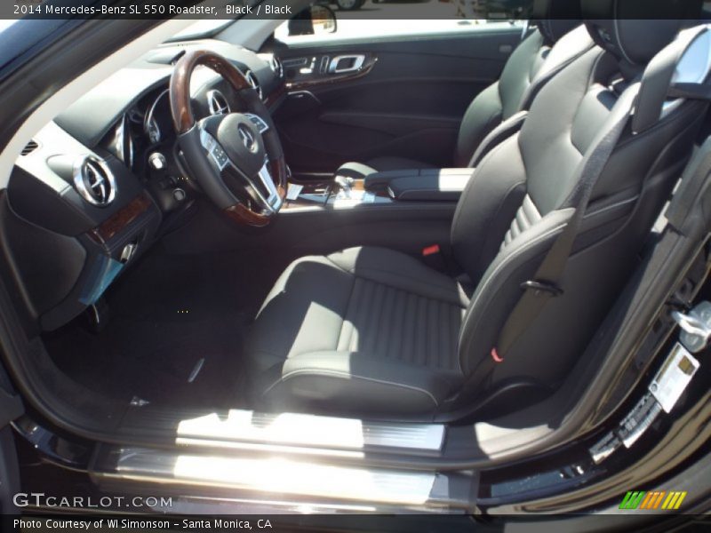 Black / Black 2014 Mercedes-Benz SL 550 Roadster