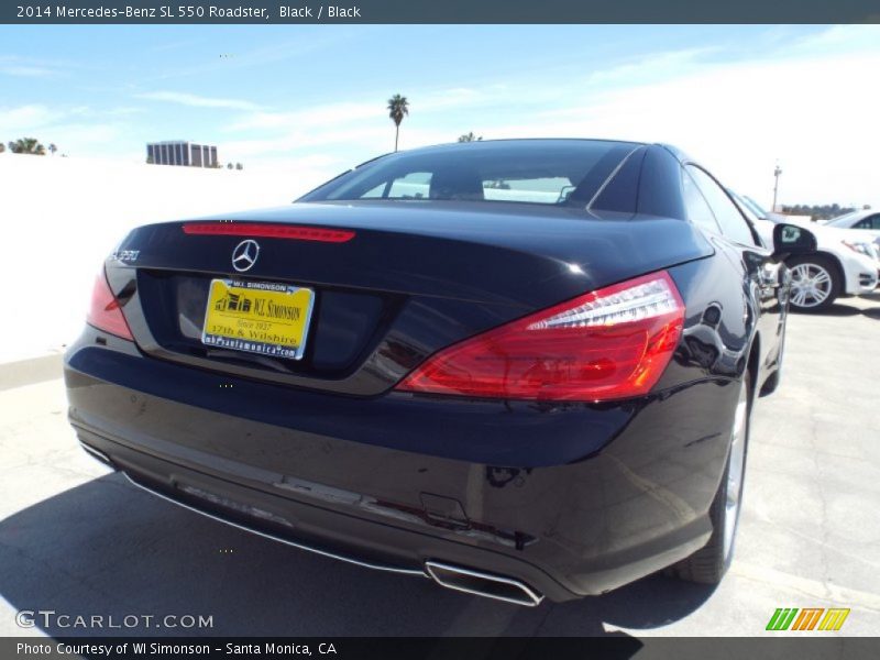 Black / Black 2014 Mercedes-Benz SL 550 Roadster