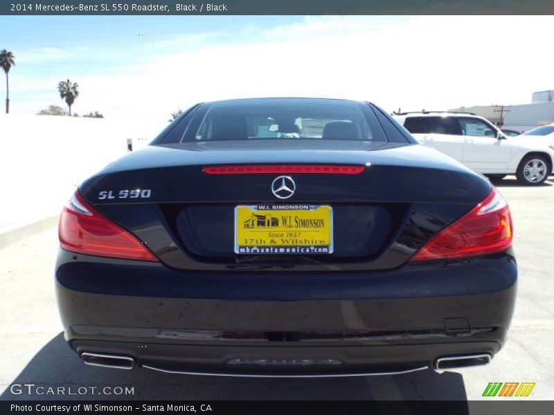 Black / Black 2014 Mercedes-Benz SL 550 Roadster