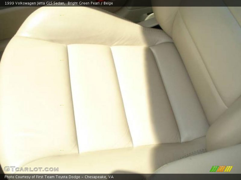 Bright Green Pearl / Beige 1999 Volkswagen Jetta GLS Sedan