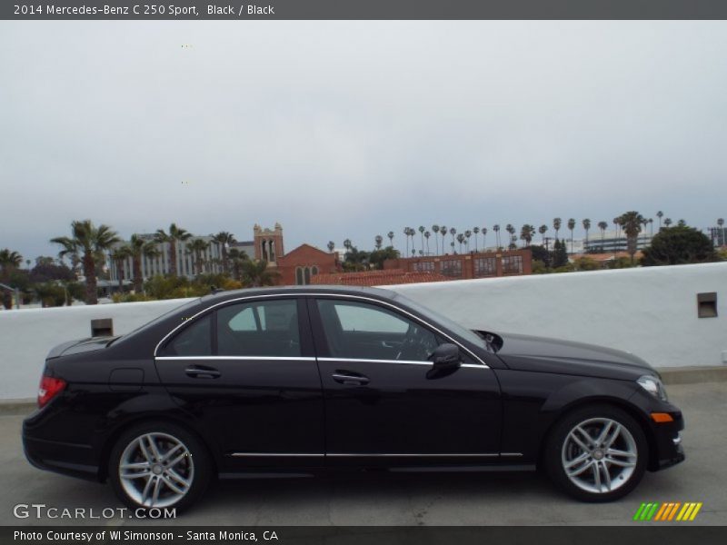 Black / Black 2014 Mercedes-Benz C 250 Sport