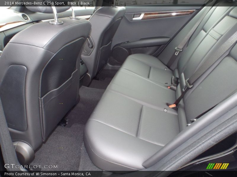 Black / Black 2014 Mercedes-Benz C 250 Sport