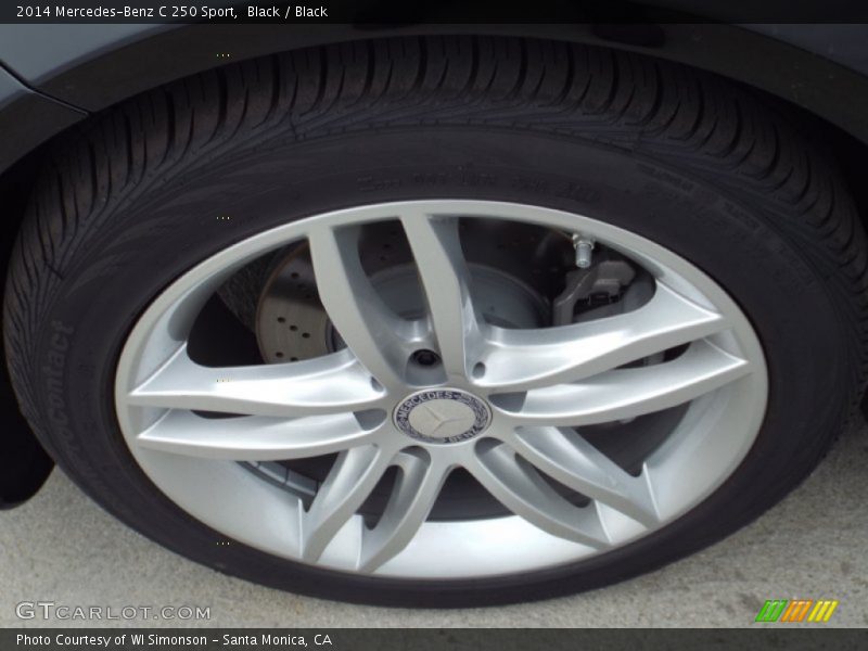 Black / Black 2014 Mercedes-Benz C 250 Sport