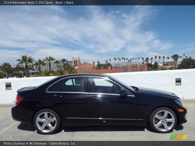 Black / Black 2014 Mercedes-Benz C 350 Sport