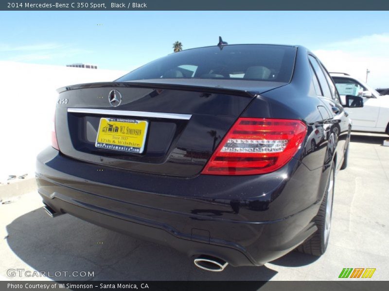 Black / Black 2014 Mercedes-Benz C 350 Sport