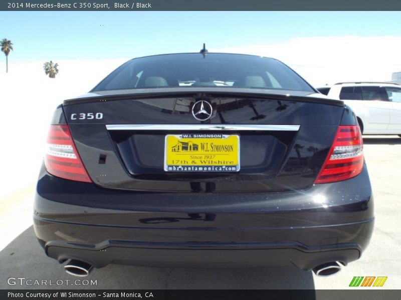 Black / Black 2014 Mercedes-Benz C 350 Sport