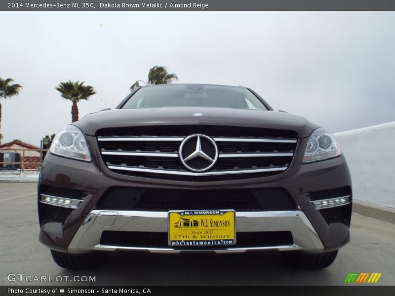 Dakota Brown Metallic / Almond Beige 2014 Mercedes-Benz ML 350