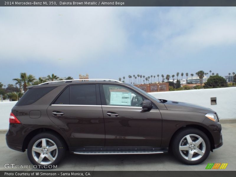 Dakota Brown Metallic / Almond Beige 2014 Mercedes-Benz ML 350