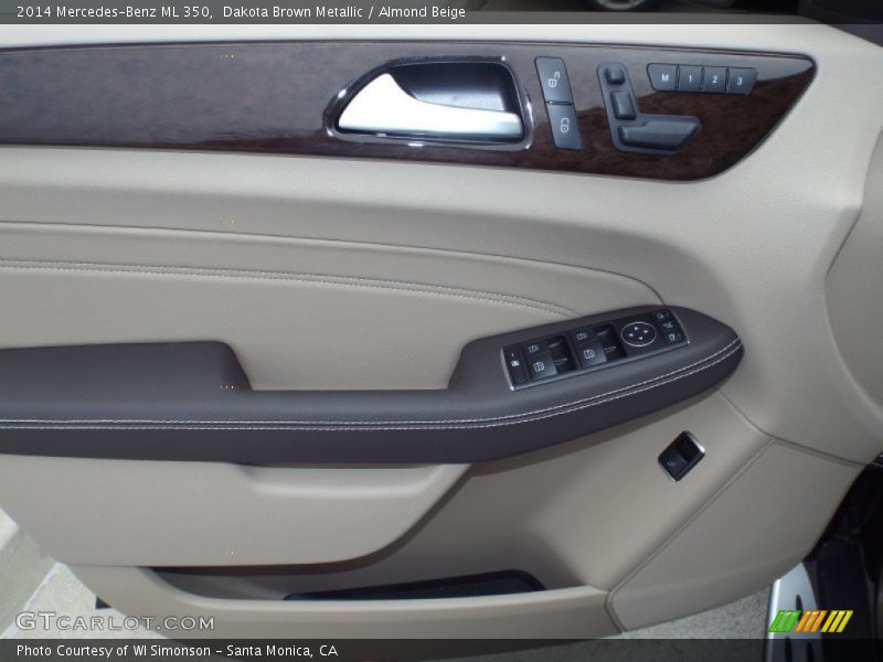 Dakota Brown Metallic / Almond Beige 2014 Mercedes-Benz ML 350