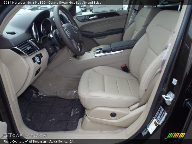 Dakota Brown Metallic / Almond Beige 2014 Mercedes-Benz ML 350