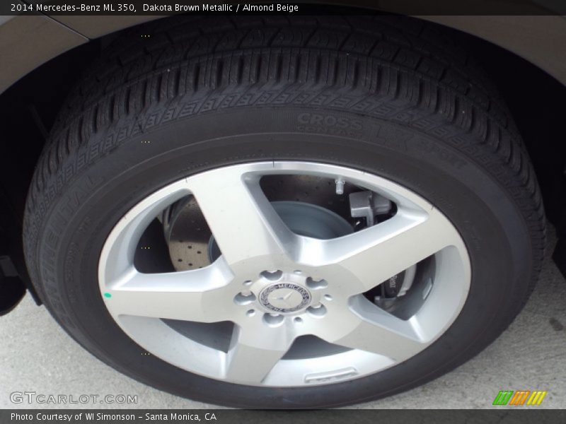 Dakota Brown Metallic / Almond Beige 2014 Mercedes-Benz ML 350