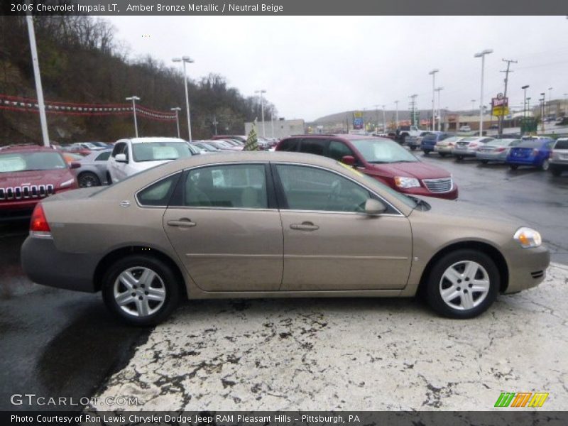 Amber Bronze Metallic / Neutral Beige 2006 Chevrolet Impala LT