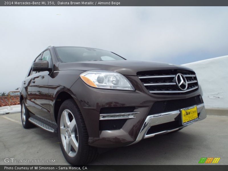 Dakota Brown Metallic / Almond Beige 2014 Mercedes-Benz ML 350