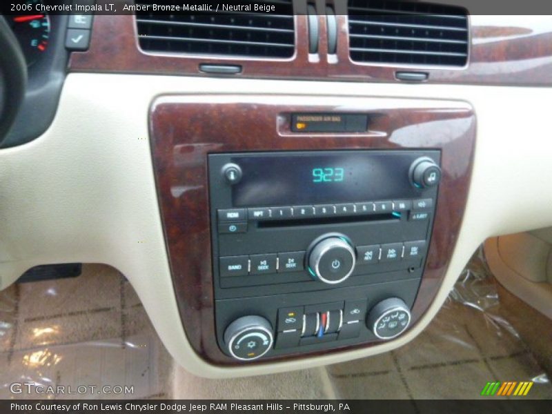 Amber Bronze Metallic / Neutral Beige 2006 Chevrolet Impala LT