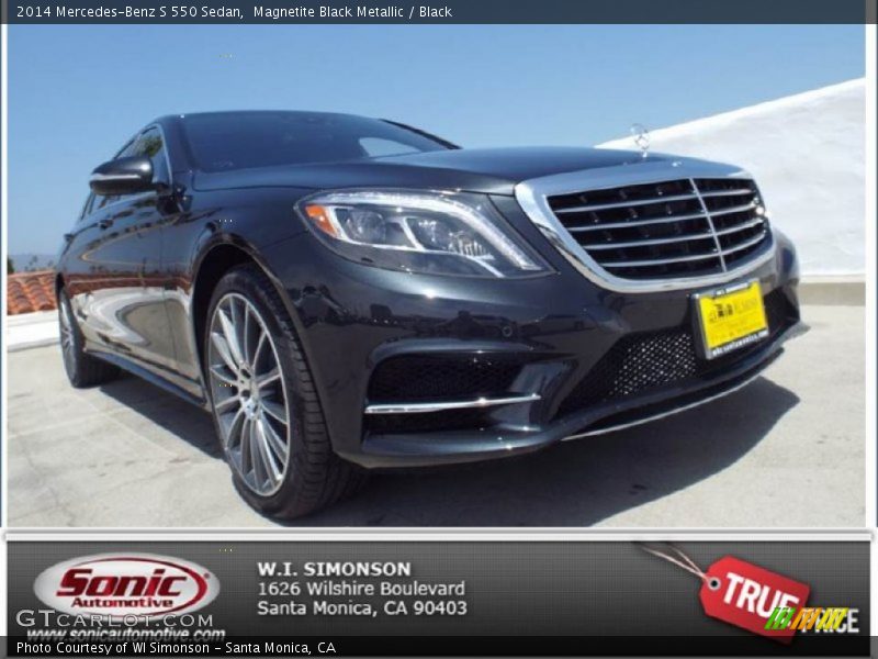 Magnetite Black Metallic / Black 2014 Mercedes-Benz S 550 Sedan