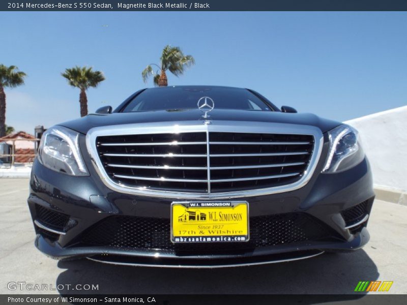 Magnetite Black Metallic / Black 2014 Mercedes-Benz S 550 Sedan