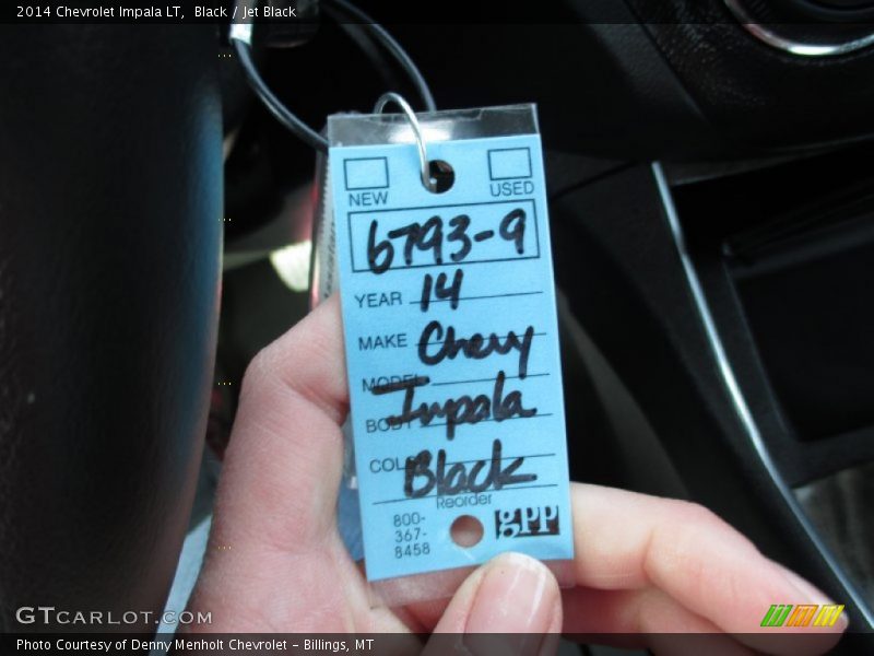 Black / Jet Black 2014 Chevrolet Impala LT