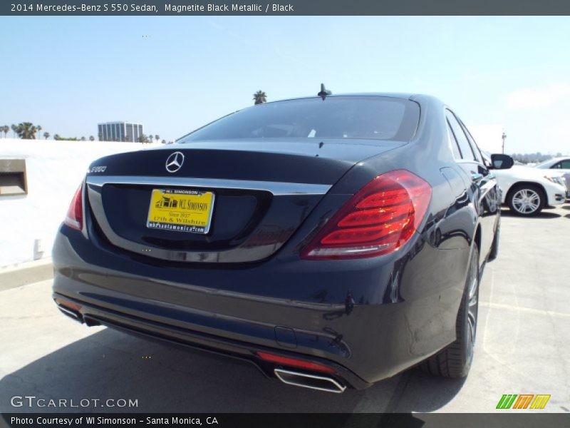 Magnetite Black Metallic / Black 2014 Mercedes-Benz S 550 Sedan
