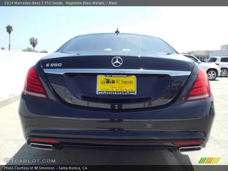 Magnetite Black Metallic / Black 2014 Mercedes-Benz S 550 Sedan