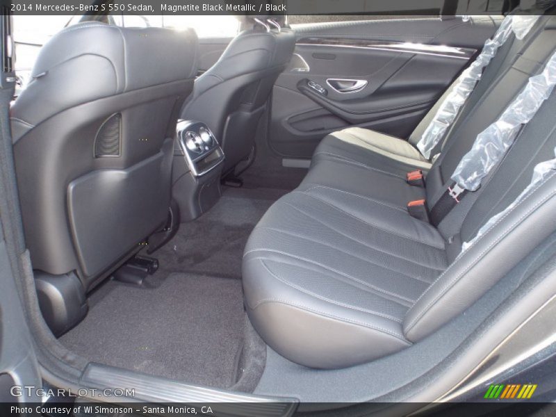 Rear Seat of 2014 S 550 Sedan
