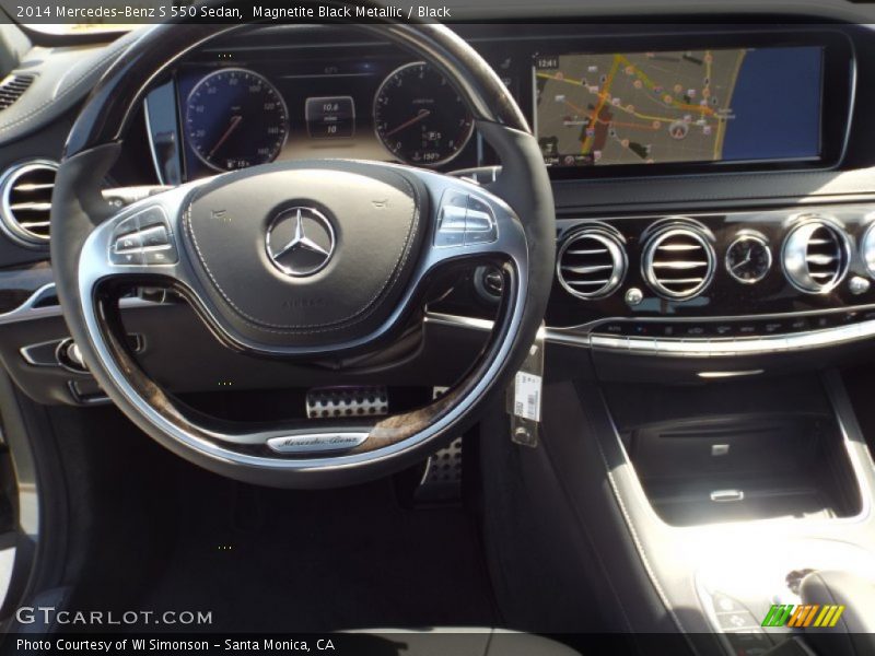 Magnetite Black Metallic / Black 2014 Mercedes-Benz S 550 Sedan