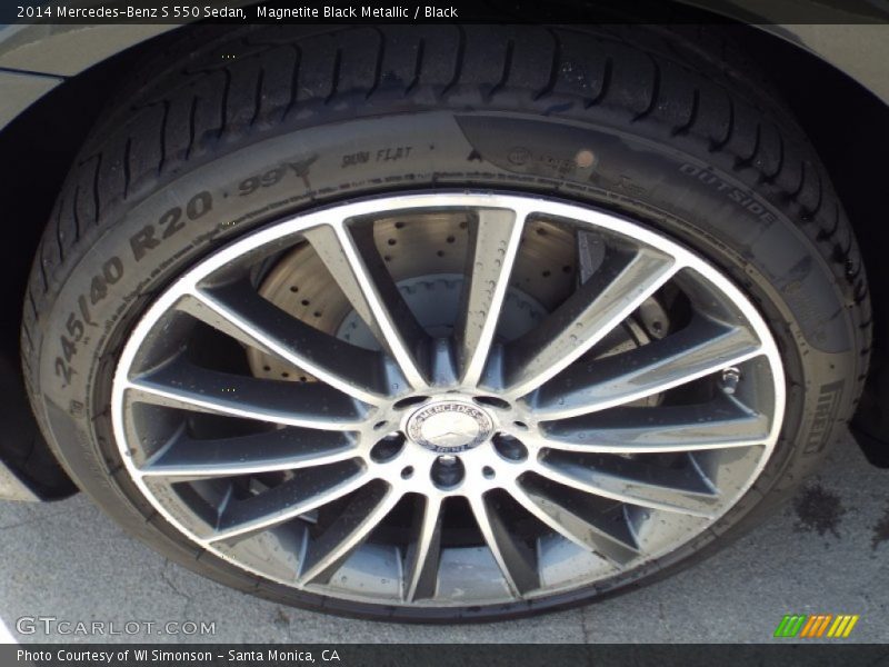 Magnetite Black Metallic / Black 2014 Mercedes-Benz S 550 Sedan