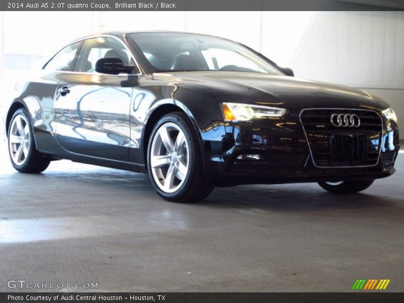 Brilliant Black / Black 2014 Audi A5 2.0T quattro Coupe