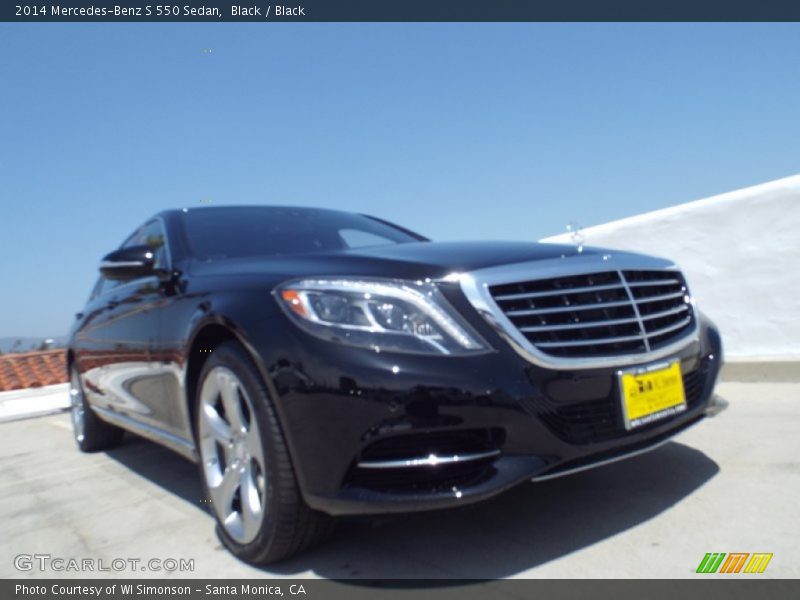 Black / Black 2014 Mercedes-Benz S 550 Sedan