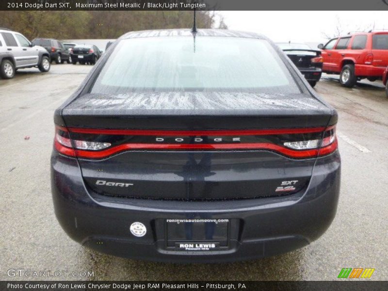 Maximum Steel Metallic / Black/Light Tungsten 2014 Dodge Dart SXT