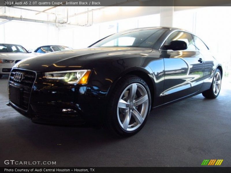 Brilliant Black / Black 2014 Audi A5 2.0T quattro Coupe