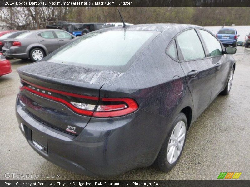 Maximum Steel Metallic / Black/Light Tungsten 2014 Dodge Dart SXT
